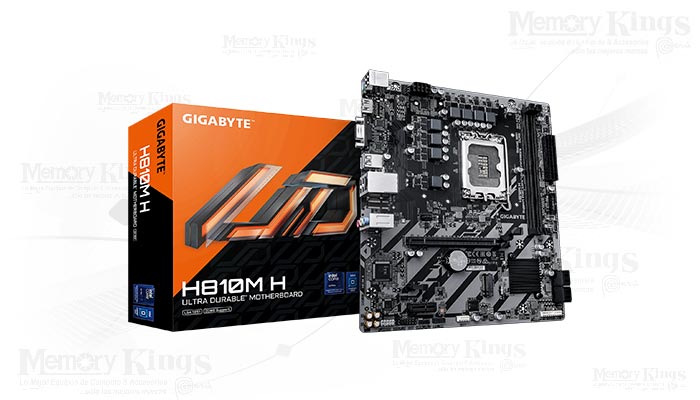 motherboard gigabyte h810m k, chipset intel h810,lga 1851, micro-atx[@@@]soporta proc